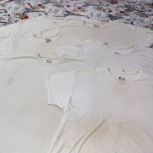 6 pack Hanes XL white under shirts